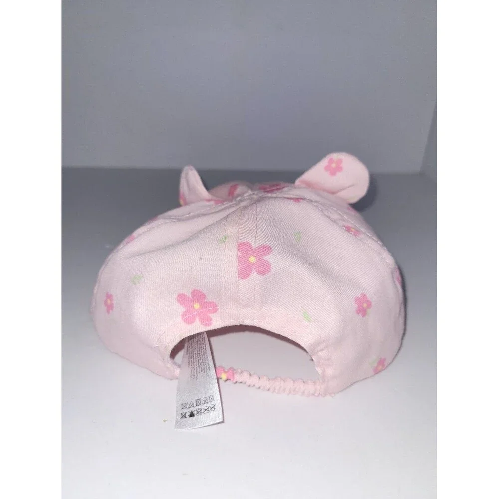 Primark Size 6-12 Months Light Pink Floral Baby Hat